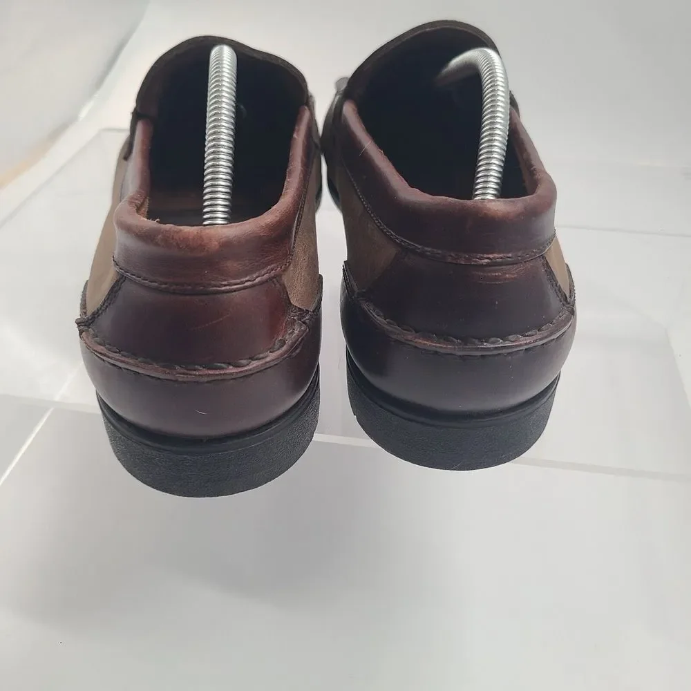 Freeman DDF Shoes Men’s Size 12W Paul‎ Kiltie Tassles Loafer Two Tone Brown